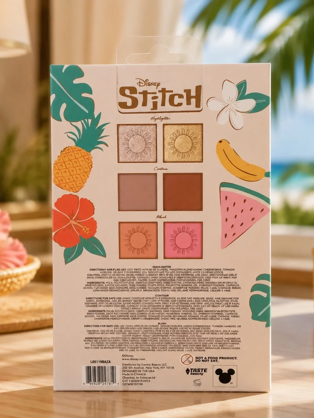Disney Stitch Tropical Complexion Palette New